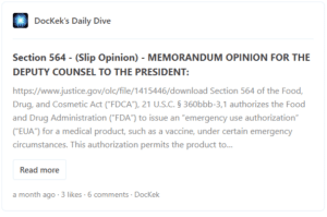 MEMORANDUM OPINION FOR THE DEPUTY COUNSEL TO THE PRESIDENT: Whether Section 564 of